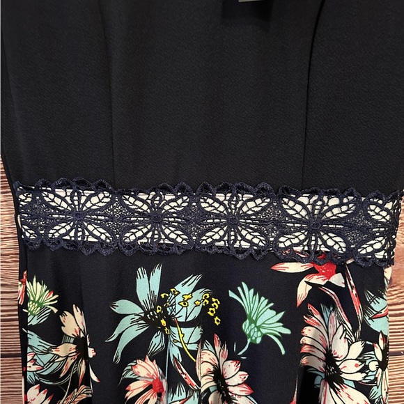 COPY - WERIDEDIRT Vintage Peter Pan Collar Fit & Flare A-Line Swing Dress Blue … - Picture 10 of 13